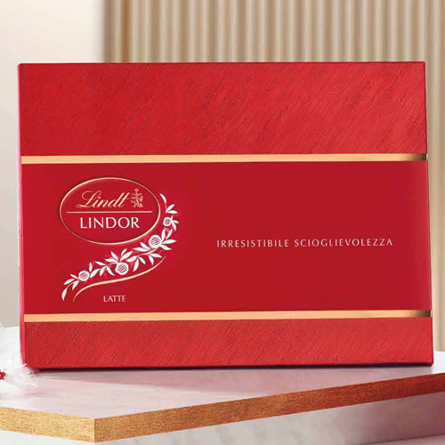 LINDT 10,00 BOULES ROSSO LT G225