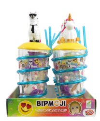 BIPMOJI CANDY CUP 8PZ B/HOLLAND