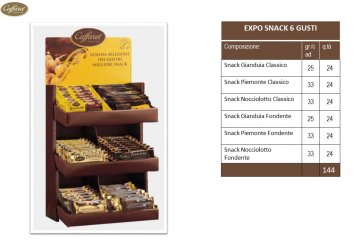 CAFFAREL EXPO SNACK 6 GUSTI 144PZ