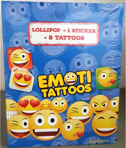 LECCA EMOTI TATTOOS 24PZ CDD