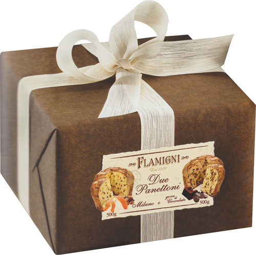 CONFANETTO DUE PANETTONI G500+G500