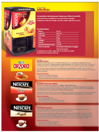 MINIBAR MACCHINA 3 VIE NESTLE'