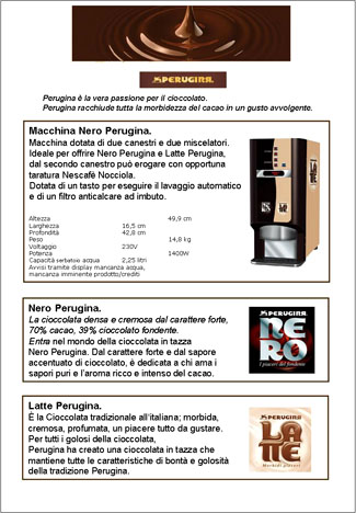 NERO PERUGINA MACCHINA NESTLE'