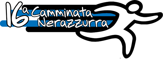 logo sedicesima camminata nerazzurra