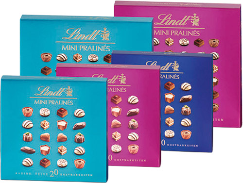 LINDT 17, 00 PRALINE MINI G180