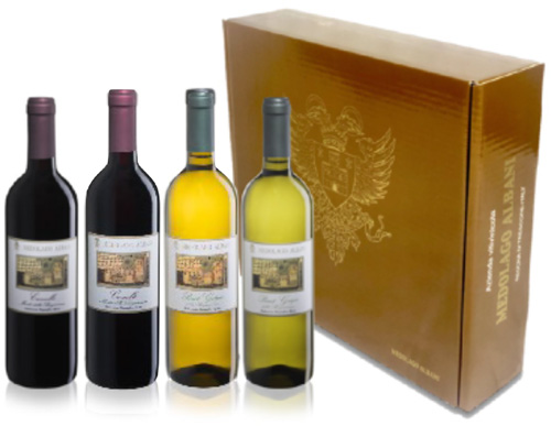 ASTUCCIO T/S 4BOTT.MEDOLAGO ALBANI 2 PINOT GRIGIO 2 MERLOT