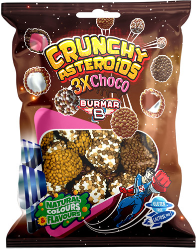 CRUNCHY ASTEROIDS CHOCO G90