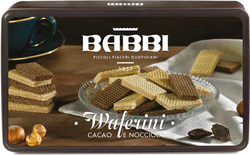 WAFERINI CACAO&NOCCIOLA G250 BABBI