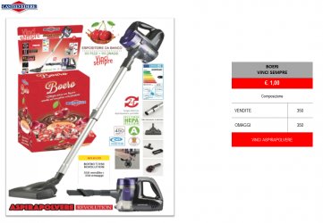 CASTELVEDERE BOERI T350+ASPIRAPOLV.