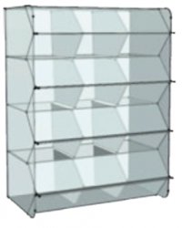 ESPOSITORE 12 BUCHE METACRILATO