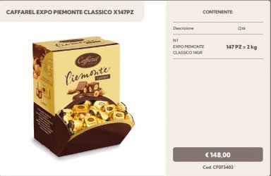 CAFFAREL EXPO PIEMONTE CLASSICO KG2=147PZ