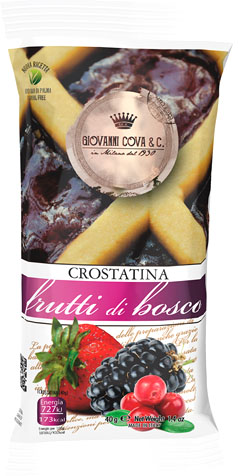 CROSTATINA FRUTTI BOSCO 30PZ COVA