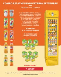 COMBO ESTATHE' FRIGOVETRINA 360PZ SETTEMBRE