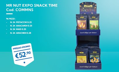 COMBO MISTER NUT SNACK TIME 96PZ