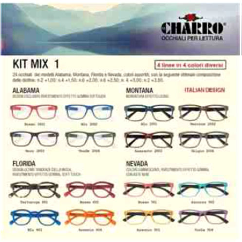 KIT 24 OCCHIALI MIX 1 EL CHARRO