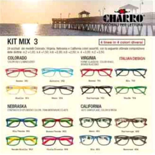 KIT 24 OCCHIALI MIX 3 EL CHARRO
