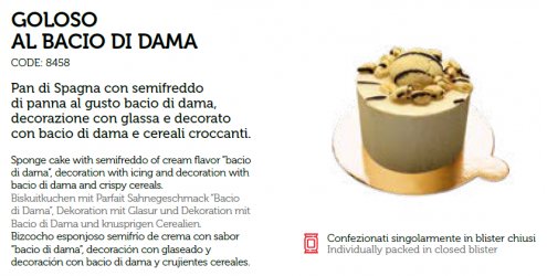 GOLOSO DESSERT BACIO DAMA EFFEPI