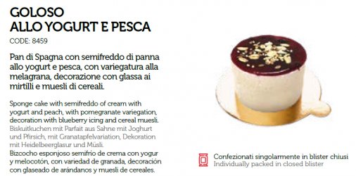 GOLOSO DESSERT YOGURT PESCA EFFEPI