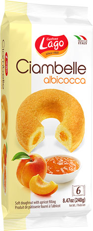 CIAMBELLA ALBICOCCA 6PZ 240GR ELLED
