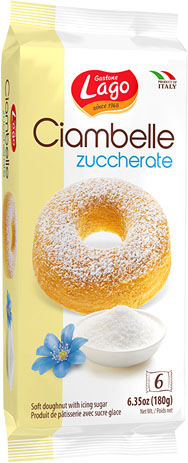 CIAMBELLA ZUCCHERATA 6PZ 180GR ELLE