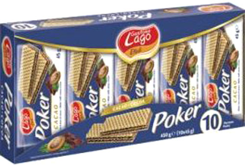 POKER CACAO G.45X10PZ.ELLEDI