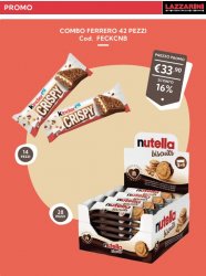 COMBO KINDER CRISPY&NUTELLA BISCUIT