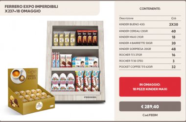 FERRERO EXPO IMPERDIBILI X237+18OM. MAGIC BOX OTTOBRE 2025