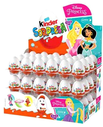 KINDER SORPRESA PRINCESS 48P A/D858