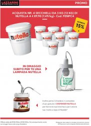 NUTELLA PPK 4XKG3+LAMPADA NUTELLA