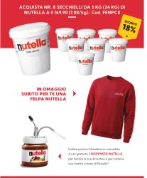 NUTELLA PPK 8XKG3 + FELPA NUTELLA