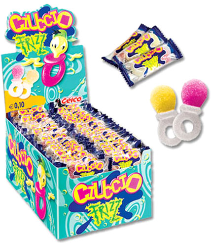 CIUCCIO FRIZZ FRUTTA X150PZ FRUITEL