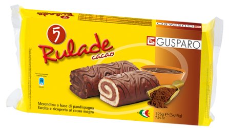 RULADE CACAO VENDING 5X45G GUSPARO