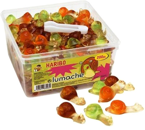 BARATTOLI 200PZ.LUMACHE HARIBO