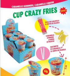 CUP CRAZY FRIES G63X12PZ
