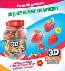 JUICY GUMMY STRAWBERRY 3D G18X60PZ