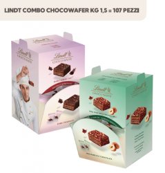 LINDT COMBO CHOCOWAFER KG.1, 5=107PZ