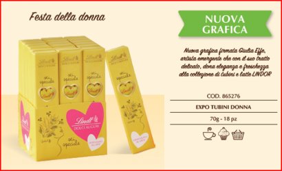 LINDT TUBINO F/DONNA CUORI LT G70