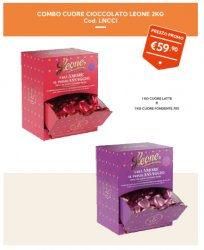COMBO CUORE CIOCCOALTO KG.2 LEONE