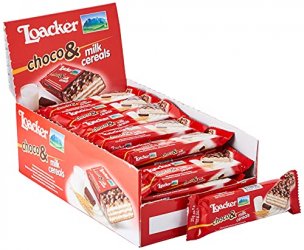 WAFER CHOCO&CEREALS G.25X30PZ LOACK
