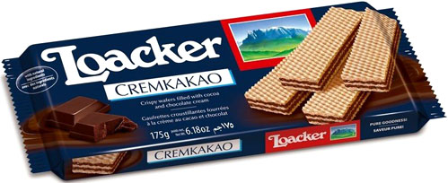 WAFER CREMKAKAO G.175 LOACKER