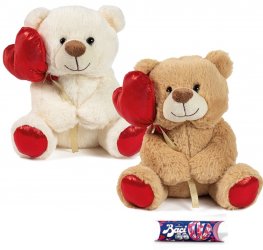 ORSETTO PELUCHE C/TUBO BACI G37, 5