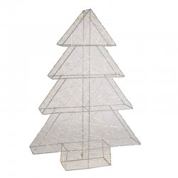ALBERO LUMINOSO DA ESTERNO METAL C/1920LED 80X15X120