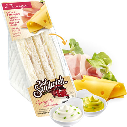 TRAMEZZINO COTTO FORMAGGIO G.140 PA