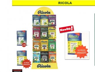 EXPO RICOLA MINTY X60PZ+10OM MENTOL