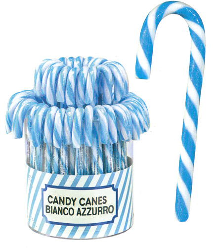CANDY CANES 50PZX15G AZZURRO ROSS