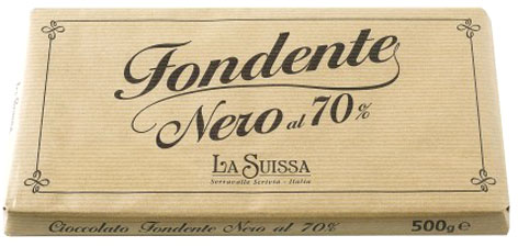 BLOCK 70% FONDENTE NERO G.500 SUISS