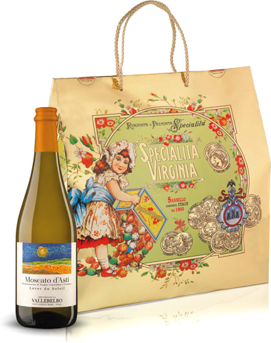 SHOPPER ORO VIRGINIA PNT G750+BOTT.CL75+AMARETTI G150